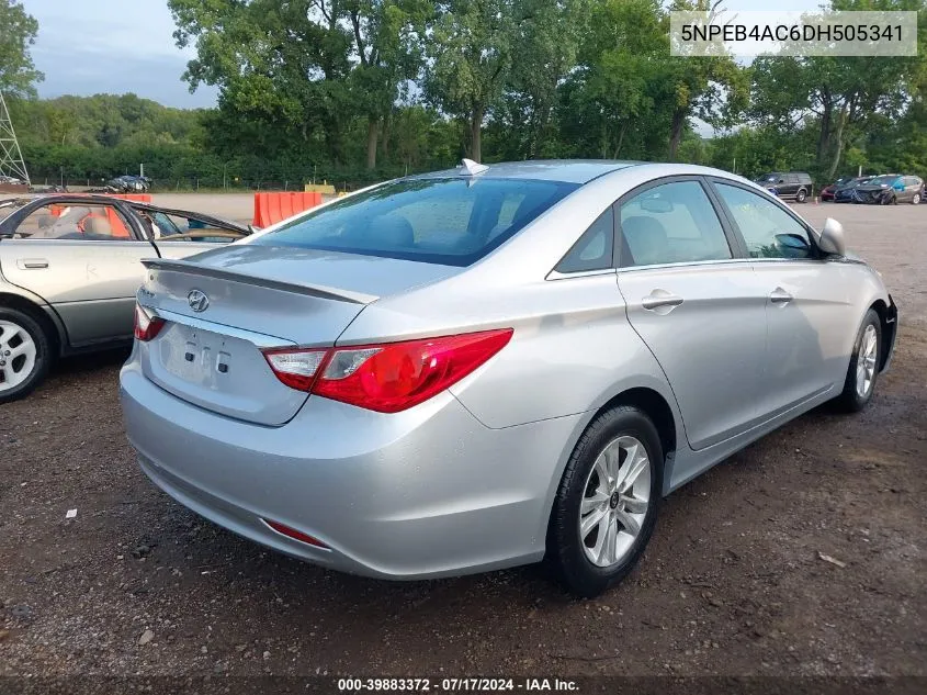 2013 Hyundai Sonata Gls VIN: 5NPEB4AC6DH505341 Lot: 39883372