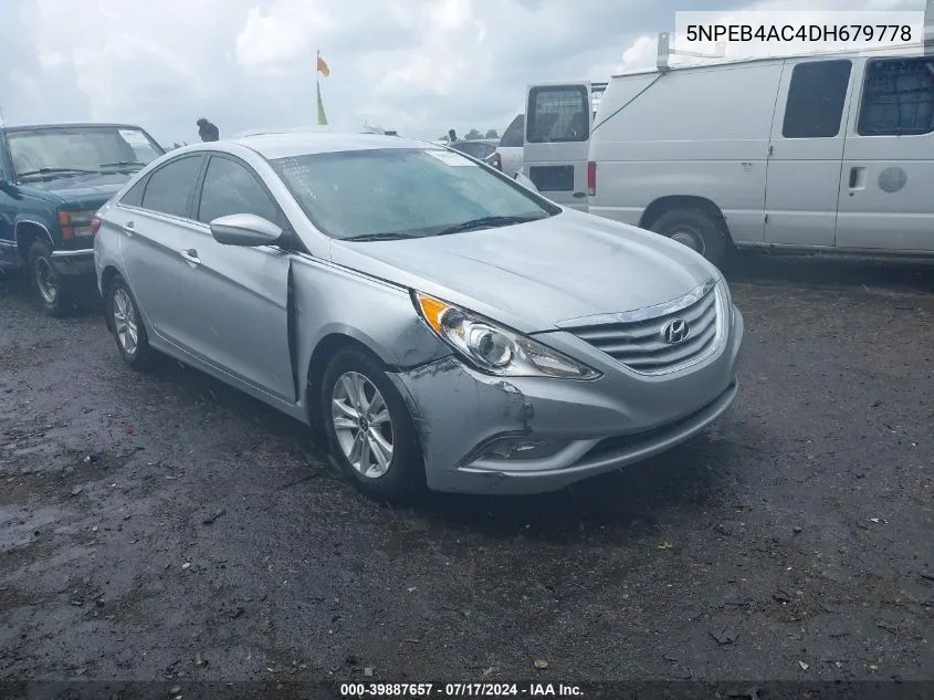 2013 Hyundai Sonata Gls VIN: 5NPEB4AC4DH679778 Lot: 39887657