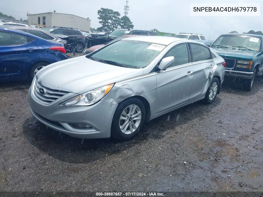 2013 Hyundai Sonata Gls VIN: 5NPEB4AC4DH679778 Lot: 39887657