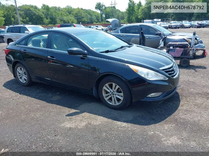 2013 Hyundai Sonata Gls VIN: 5NPEB4AC4DH678792 Lot: 39889991