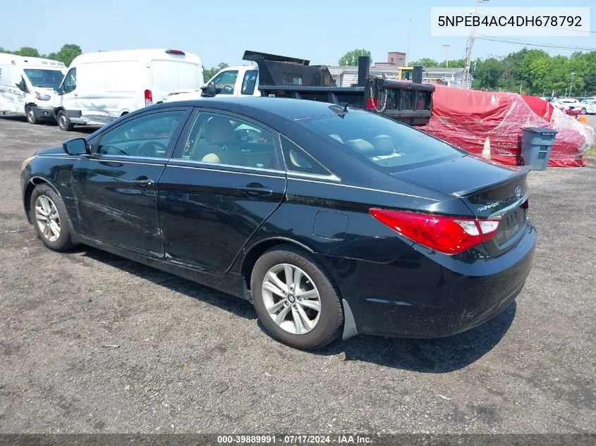 5NPEB4AC4DH678792 2013 Hyundai Sonata Gls