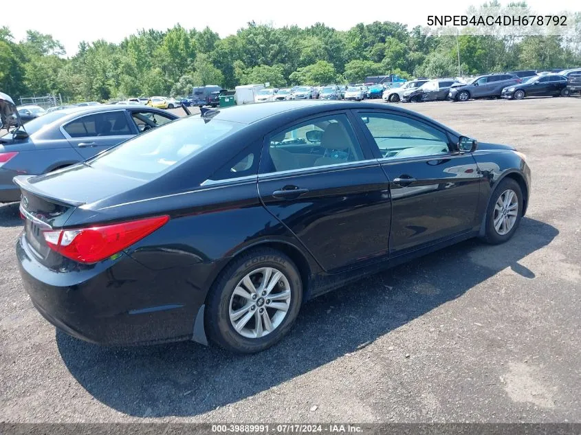 5NPEB4AC4DH678792 2013 Hyundai Sonata Gls