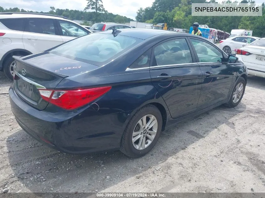 2013 Hyundai Sonata Gls VIN: 5NPEB4AC5DH765195 Lot: 39909104