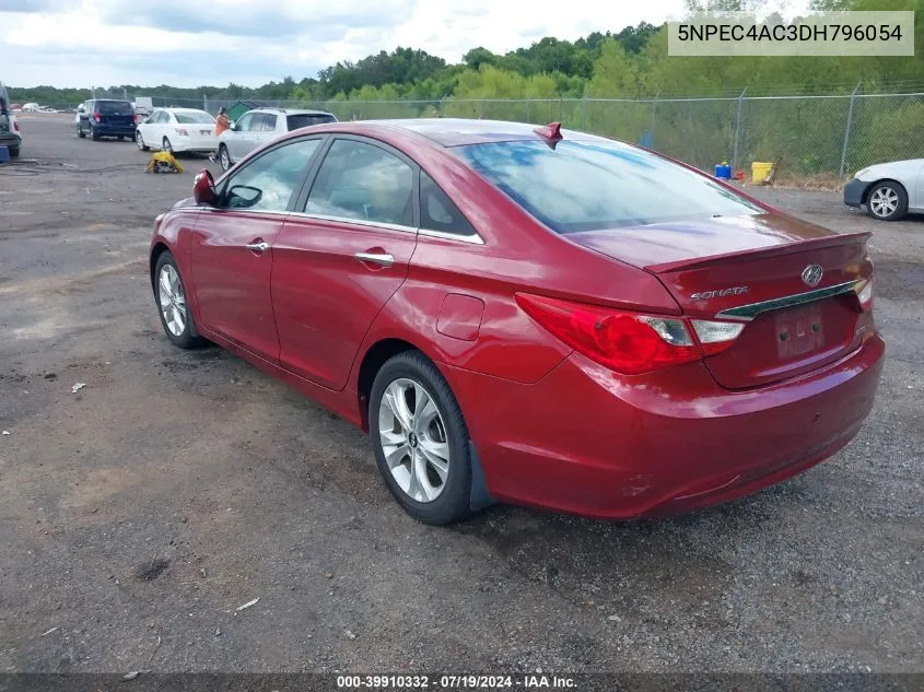 2013 Hyundai Sonata Limited VIN: 5NPEC4AC3DH796054 Lot: 39910332