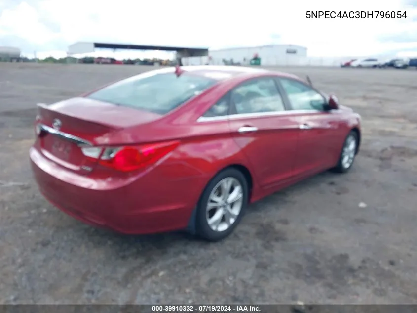 2013 Hyundai Sonata Limited VIN: 5NPEC4AC3DH796054 Lot: 39910332