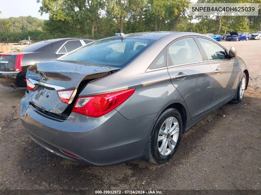 2013 Hyundai Sonata Gls VIN: 5NPEB4AC4DH625039 Lot: 39932972