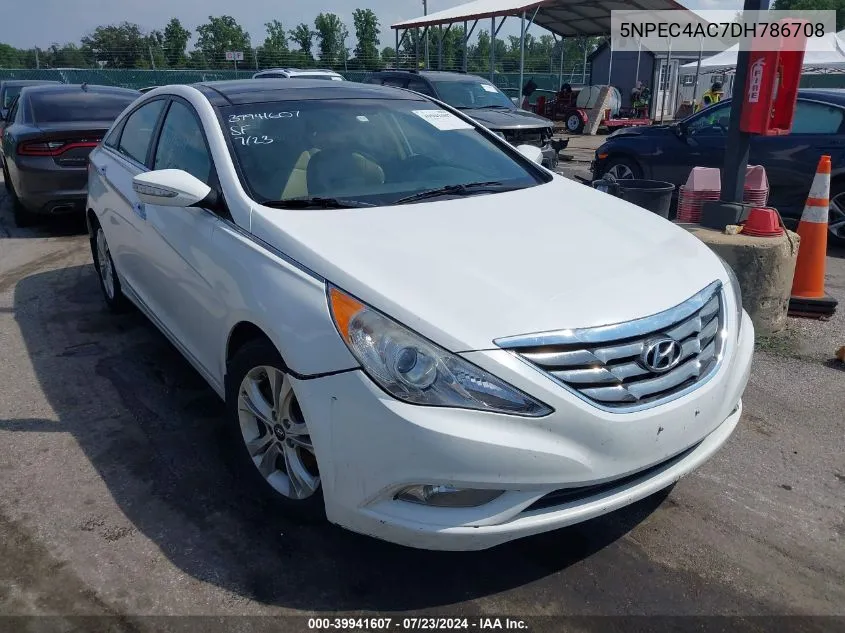 2013 Hyundai Sonata Limited VIN: 5NPEC4AC7DH786708 Lot: 39941607