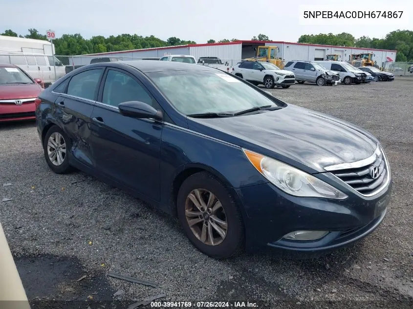 2013 Hyundai Sonata Gls VIN: 5NPEB4AC0DH674867 Lot: 39941769