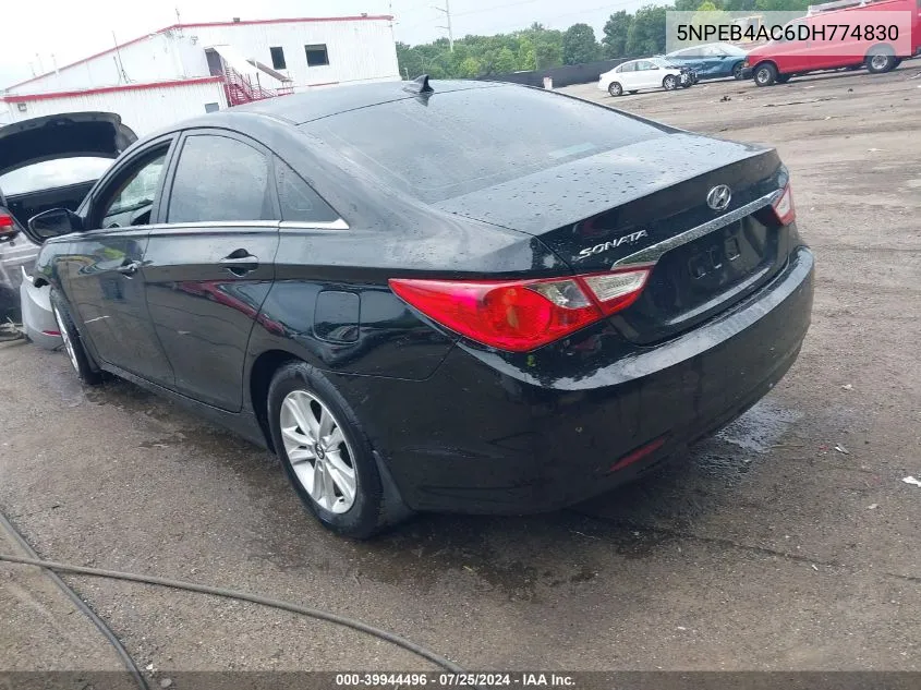 2013 Hyundai Sonata Gls VIN: 5NPEB4AC6DH774830 Lot: 39944496