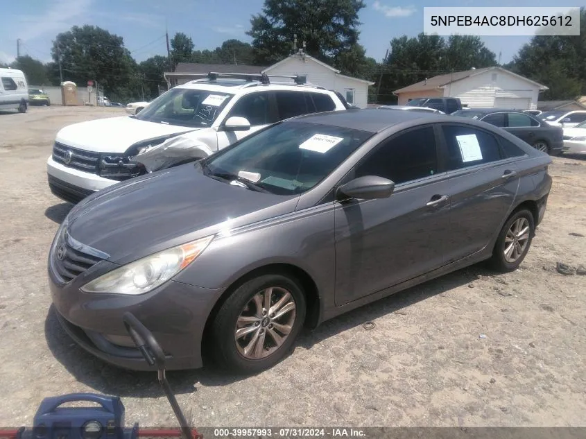 2013 Hyundai Sonata Gls VIN: 5NPEB4AC8DH625612 Lot: 40297304