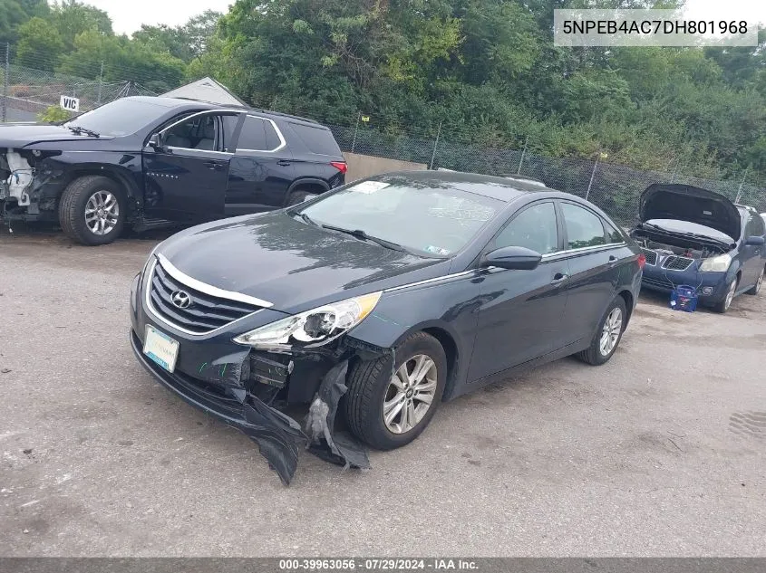 2013 Hyundai Sonata Gls VIN: 5NPEB4AC7DH801968 Lot: 39963056