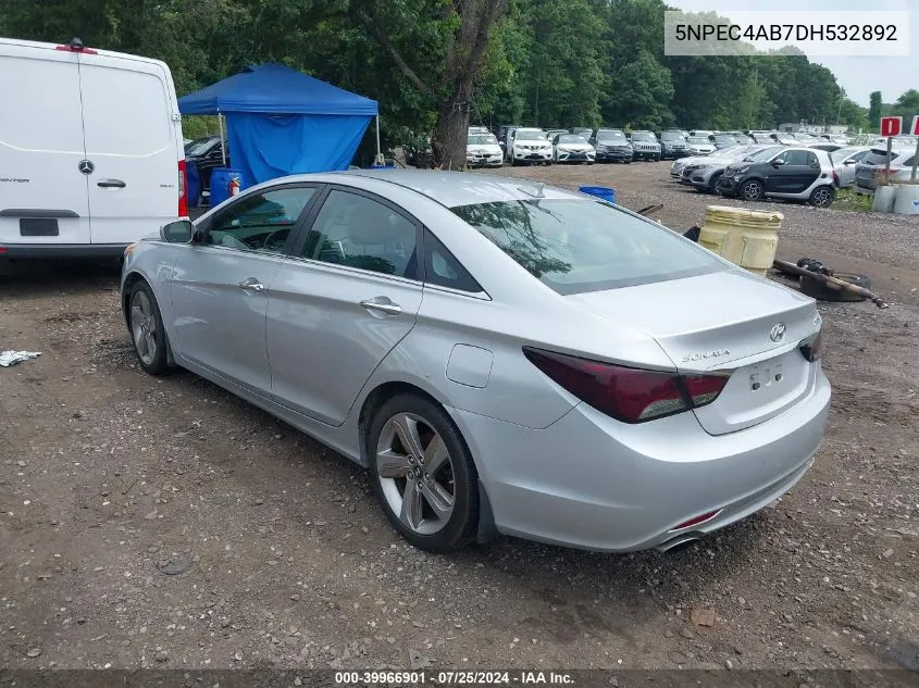 2013 Hyundai Sonata Se 2.0T VIN: 5NPEC4AB7DH532892 Lot: 39966901