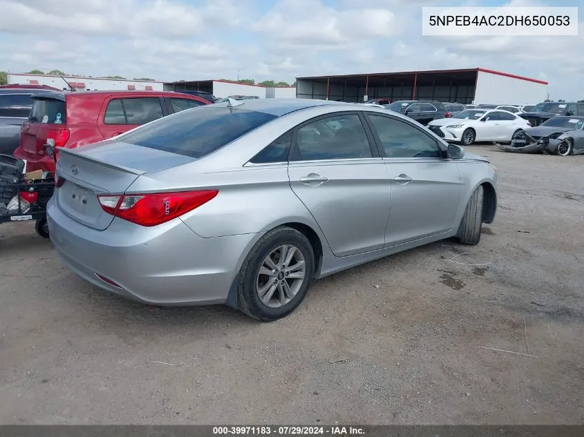 5NPEB4AC2DH650053 2013 Hyundai Sonata Gls