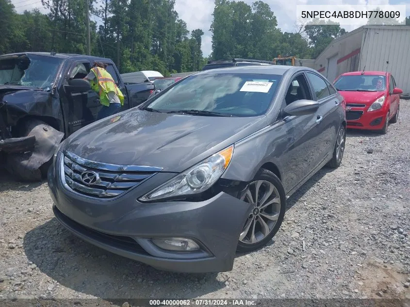 5NPEC4AB8DH778009 2013 Hyundai Sonata Se 2.0T