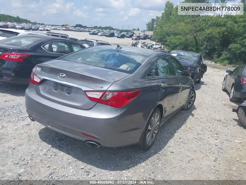 5NPEC4AB8DH778009 2013 Hyundai Sonata Se 2.0T