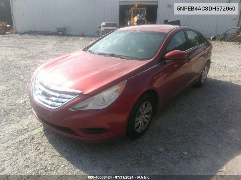 5NPEB4AC3DH572060 2013 Hyundai Sonata Gls