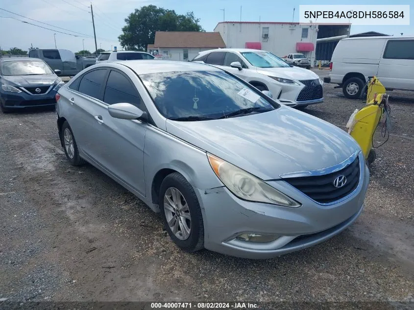 2013 Hyundai Sonata Gls VIN: 5NPEB4AC8DH586584 Lot: 40007471