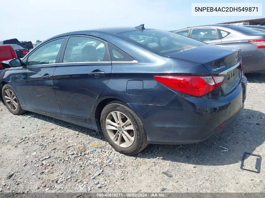 5NPEB4AC2DH549871 2013 Hyundai Sonata Gls