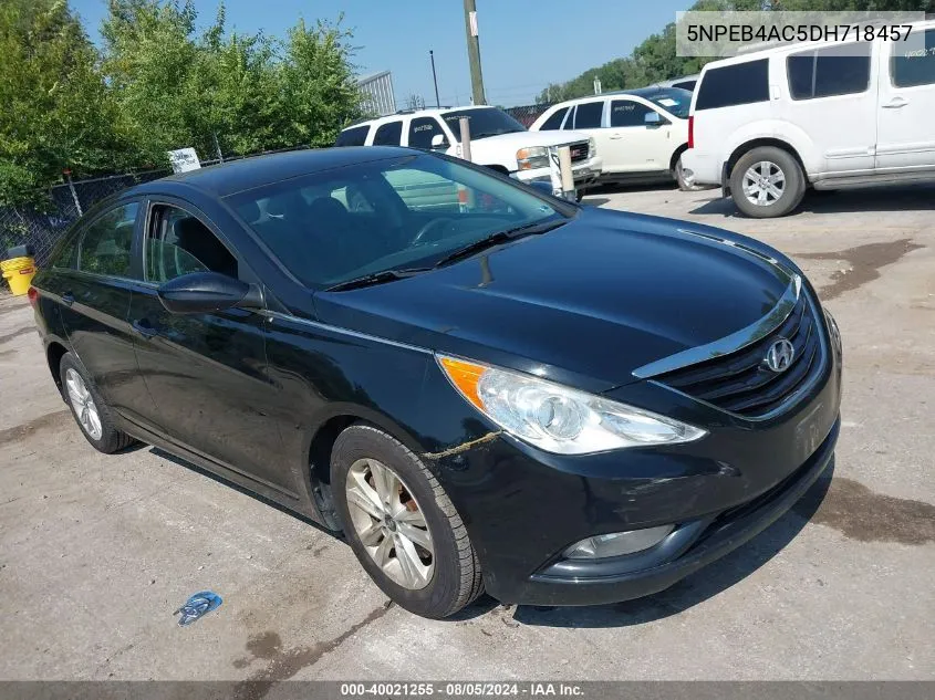 2013 Hyundai Sonata Gls VIN: 5NPEB4AC5DH718457 Lot: 40021255