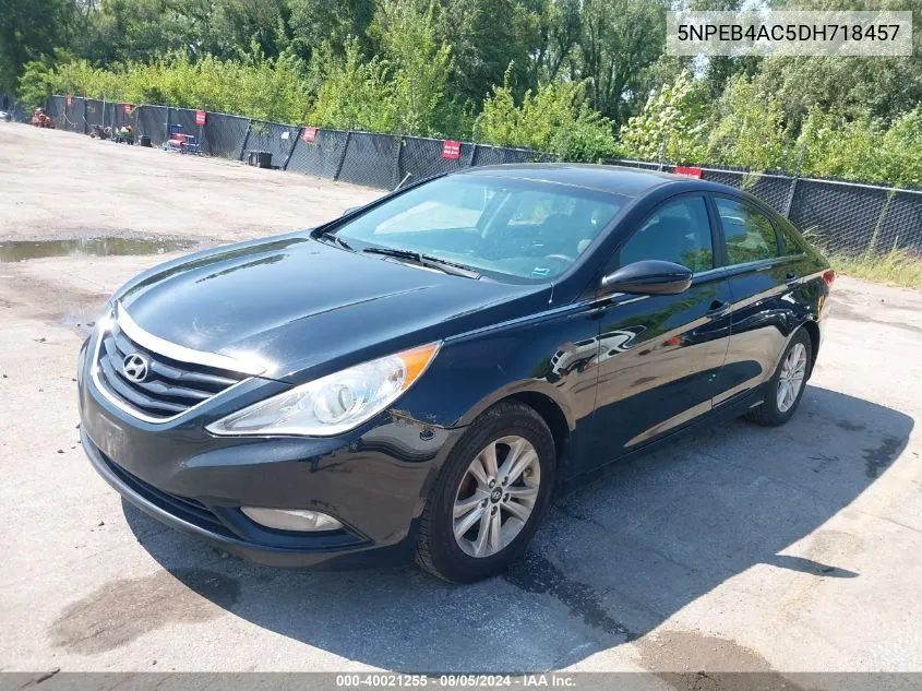 2013 Hyundai Sonata Gls VIN: 5NPEB4AC5DH718457 Lot: 40021255