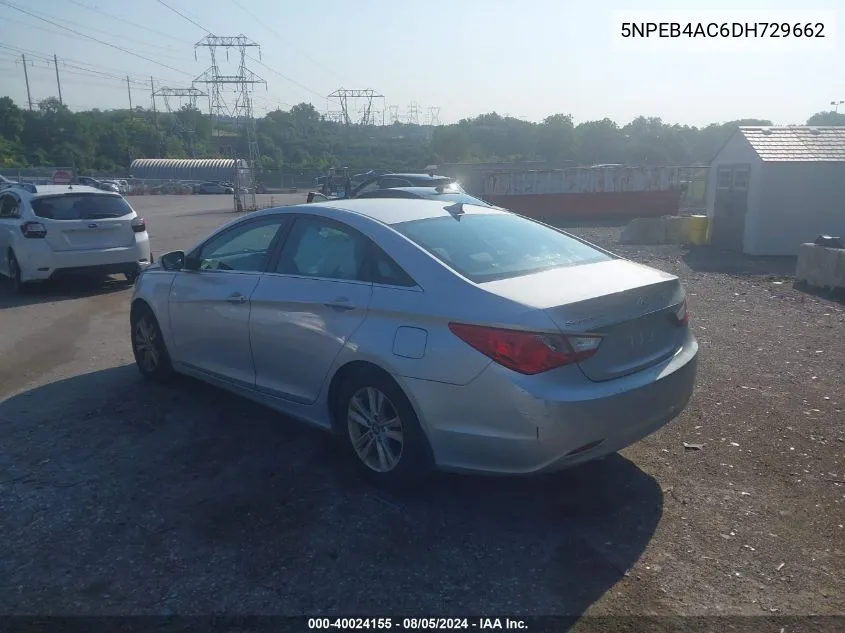 5NPEB4AC6DH729662 2013 Hyundai Sonata Gls