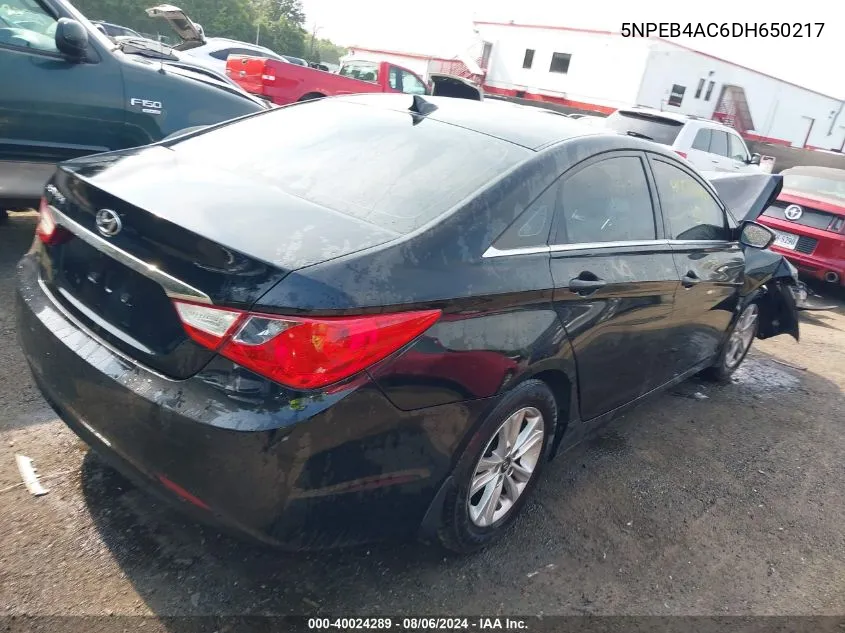 5NPEB4AC6DH650217 2013 Hyundai Sonata Gls