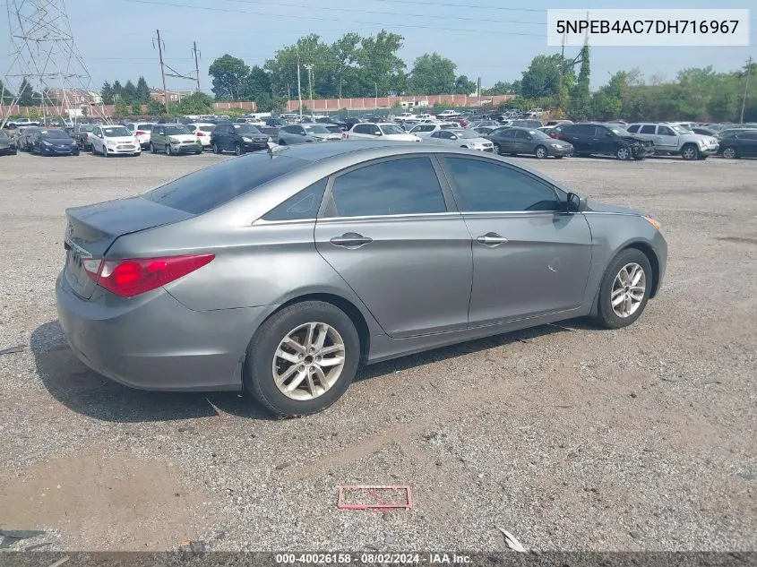 5NPEB4AC7DH716967 2013 Hyundai Sonata Gls