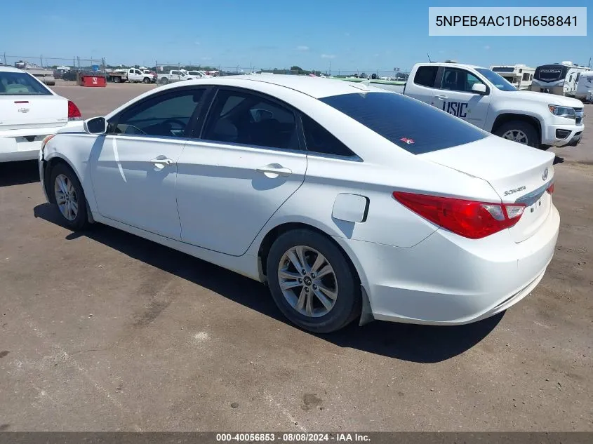 2013 Hyundai Sonata Gls VIN: 5NPEB4AC1DH658841 Lot: 40056853