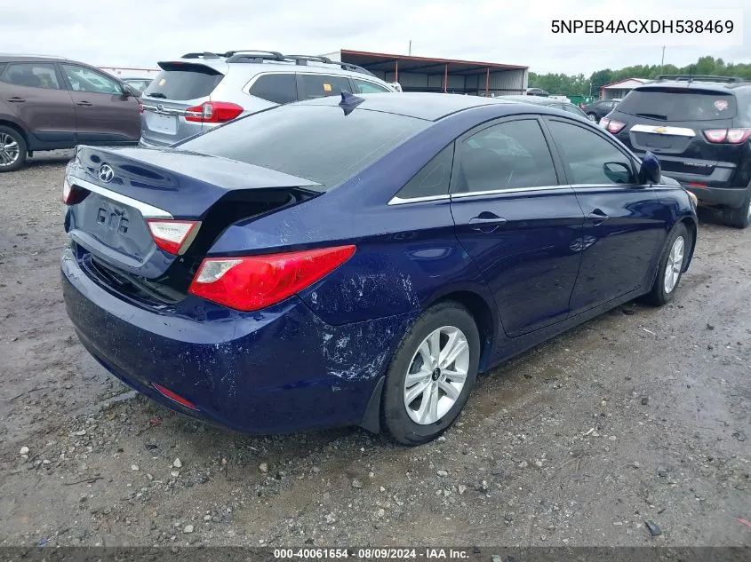 5NPEB4ACXDH538469 2013 Hyundai Sonata Gls