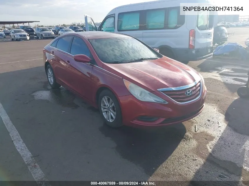 5NPEB4AC3DH741364 2013 Hyundai Sonata Gls