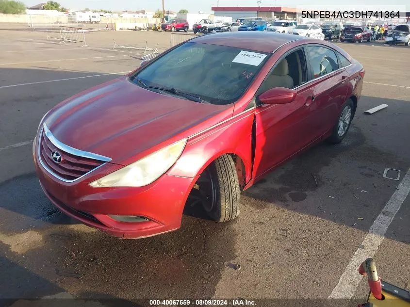 5NPEB4AC3DH741364 2013 Hyundai Sonata Gls