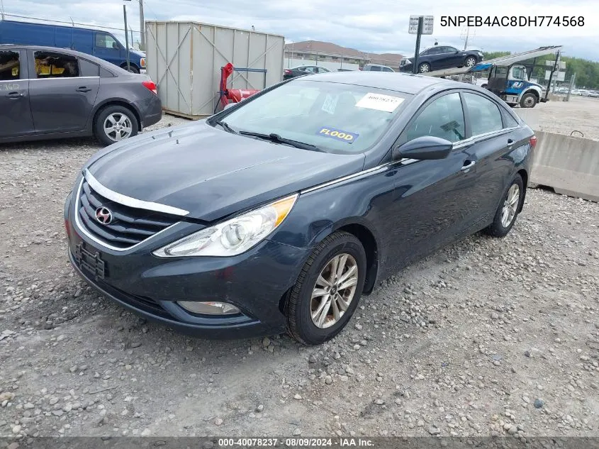 5NPEB4AC8DH774568 2013 Hyundai Sonata Gls