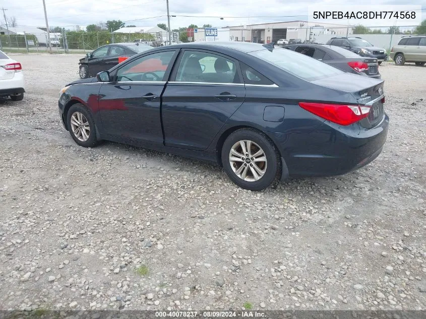 5NPEB4AC8DH774568 2013 Hyundai Sonata Gls