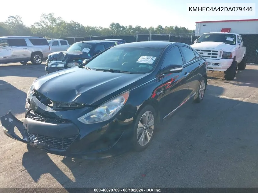 2013 Hyundai Sonata Hybrid Limited VIN: KMHEC4A42DA079446 Lot: 40079789