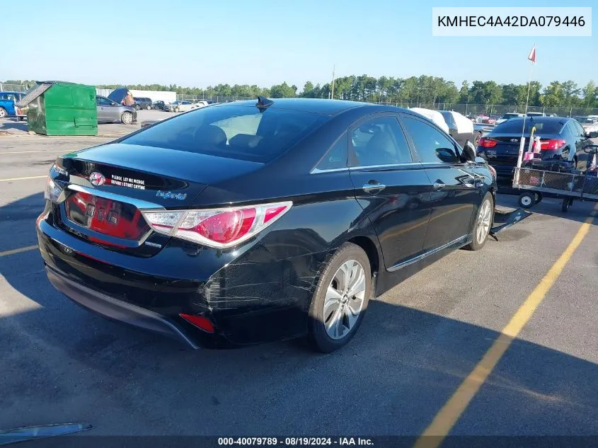 2013 Hyundai Sonata Hybrid Limited VIN: KMHEC4A42DA079446 Lot: 40079789