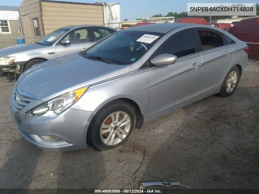 2013 Hyundai Sonata Gls VIN: 5NPEB4ACXDH714808 Lot: 40083950