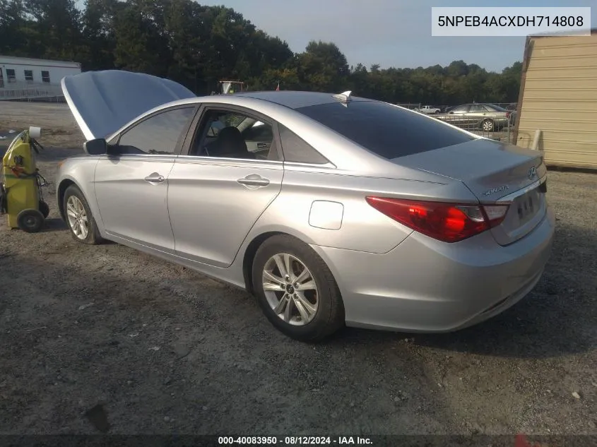 5NPEB4ACXDH714808 2013 Hyundai Sonata Gls