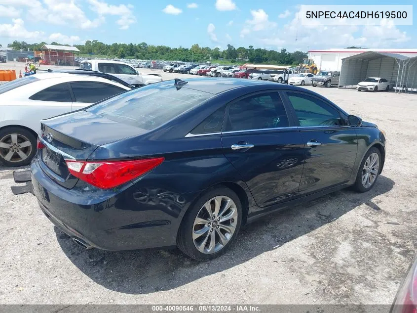 2013 Hyundai Sonata Se/Limited VIN: 5NPEC4AC4DH619500 Lot: 40090546