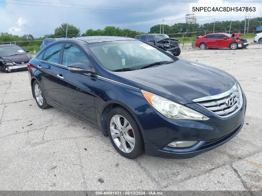 5NPEC4AC8DH547863 2013 Hyundai Sonata Limited