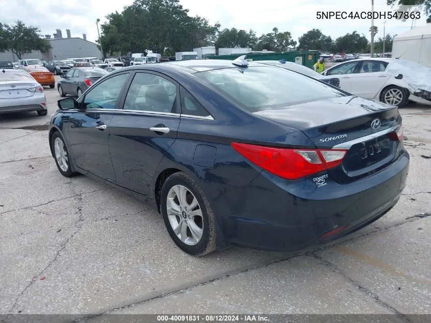 5NPEC4AC8DH547863 2013 Hyundai Sonata Limited