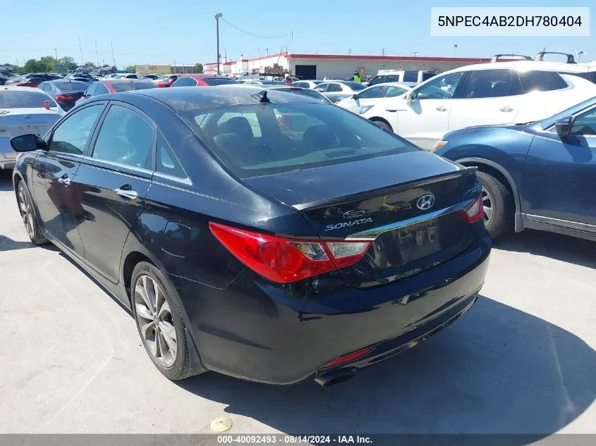 2013 Hyundai Sonata Se 2.0T VIN: 5NPEC4AB2DH780404 Lot: 40092493