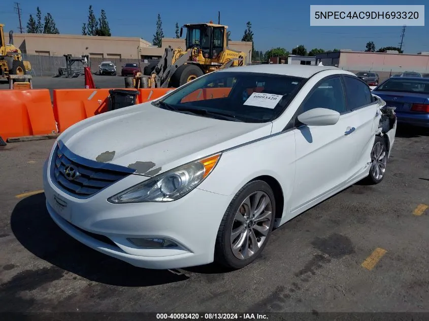 2013 Hyundai Sonata Se VIN: 5NPEC4AC9DH693320 Lot: 40093420