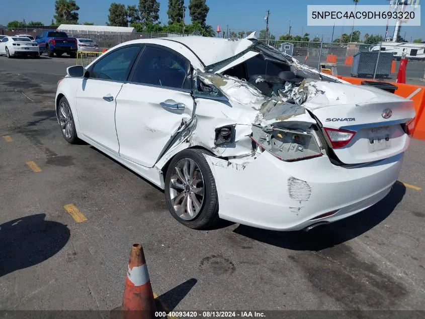 2013 Hyundai Sonata Se VIN: 5NPEC4AC9DH693320 Lot: 40093420