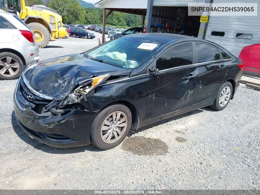 2013 Hyundai Sonata Gls VIN: 5NPEB4AC2DH539065 Lot: 40106376