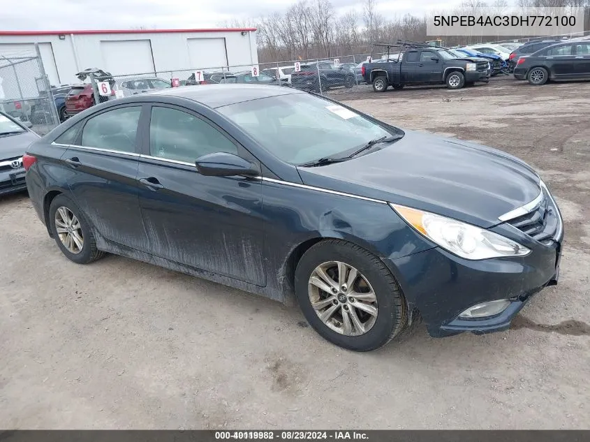 2013 Hyundai Sonata Gls VIN: 5NPEB4AC3DH772100 Lot: 40119982