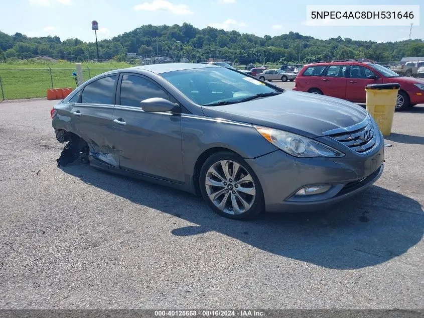 2013 Hyundai Sonata Se VIN: 5NPEC4AC8DH531646 Lot: 40125668