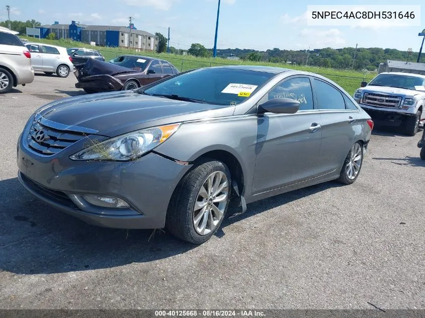 2013 Hyundai Sonata Se VIN: 5NPEC4AC8DH531646 Lot: 40125668