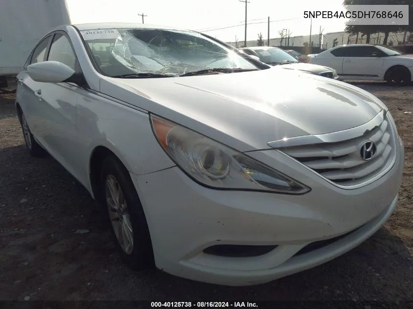 5NPEB4AC5DH768646 2013 Hyundai Sonata Gls