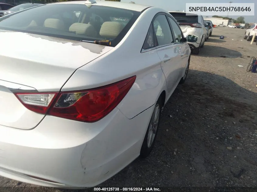 5NPEB4AC5DH768646 2013 Hyundai Sonata Gls