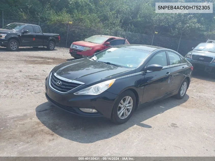 2013 Hyundai Sonata Gls VIN: 5NPEB4AC9DH752305 Lot: 40130431